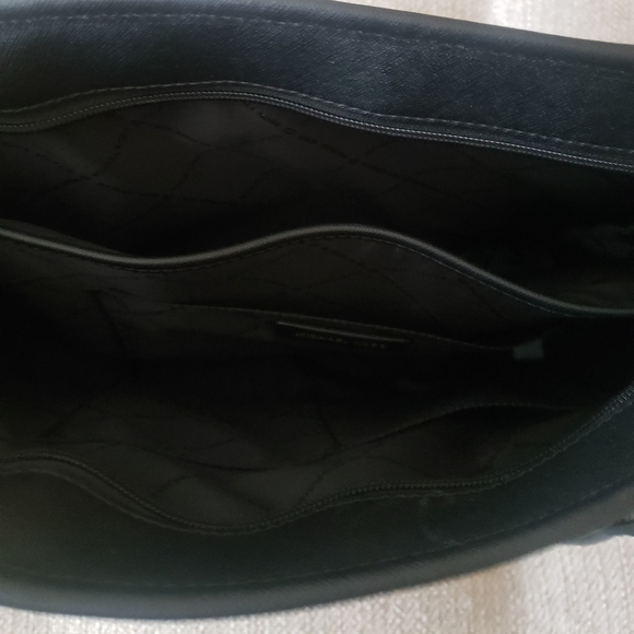 Michael Kors Sady Saffiano Black Medium Tote Bag - Picture 6 of 14